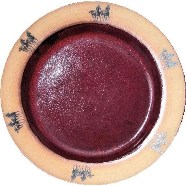 Western Style Running Horses Red Dinnerware Set - Perfect for Cowboy Themed Parties, Ranch Decor, and Rustic Dining
