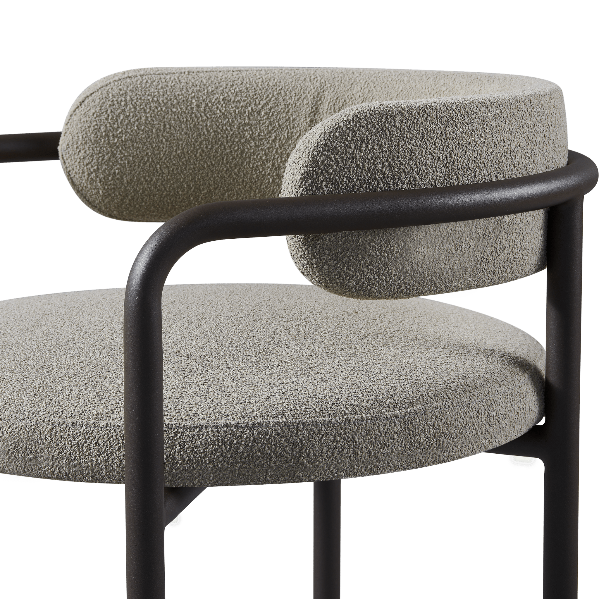 Porto Aluminum Club Chair - Lightweight Outdoor Patio Furniture for Garden, Poolside & Deck - Modern All-Weather Lounge Chair with Cushion (Optional) - Perfect for Relaxing, Sunbathing & Entertaining Guests