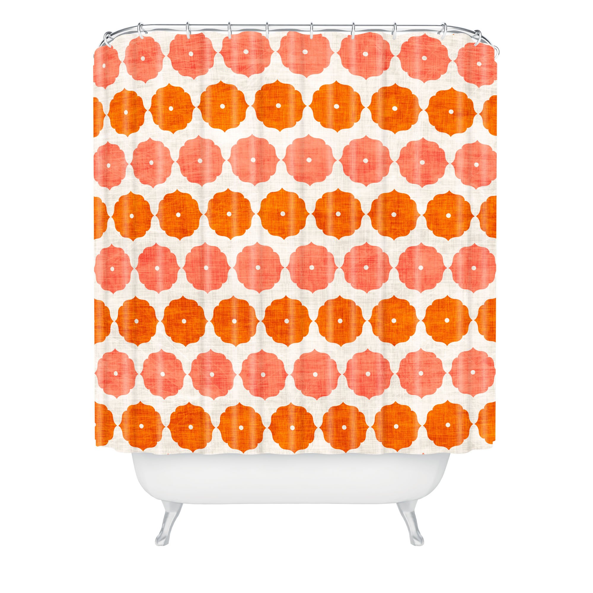 Deny Designs Holli Zollinger Annapurna Waterproof Shower Curtain 69x72 Inches - Bohemian Bathroom Decor for Modern & Vintage Style Homes