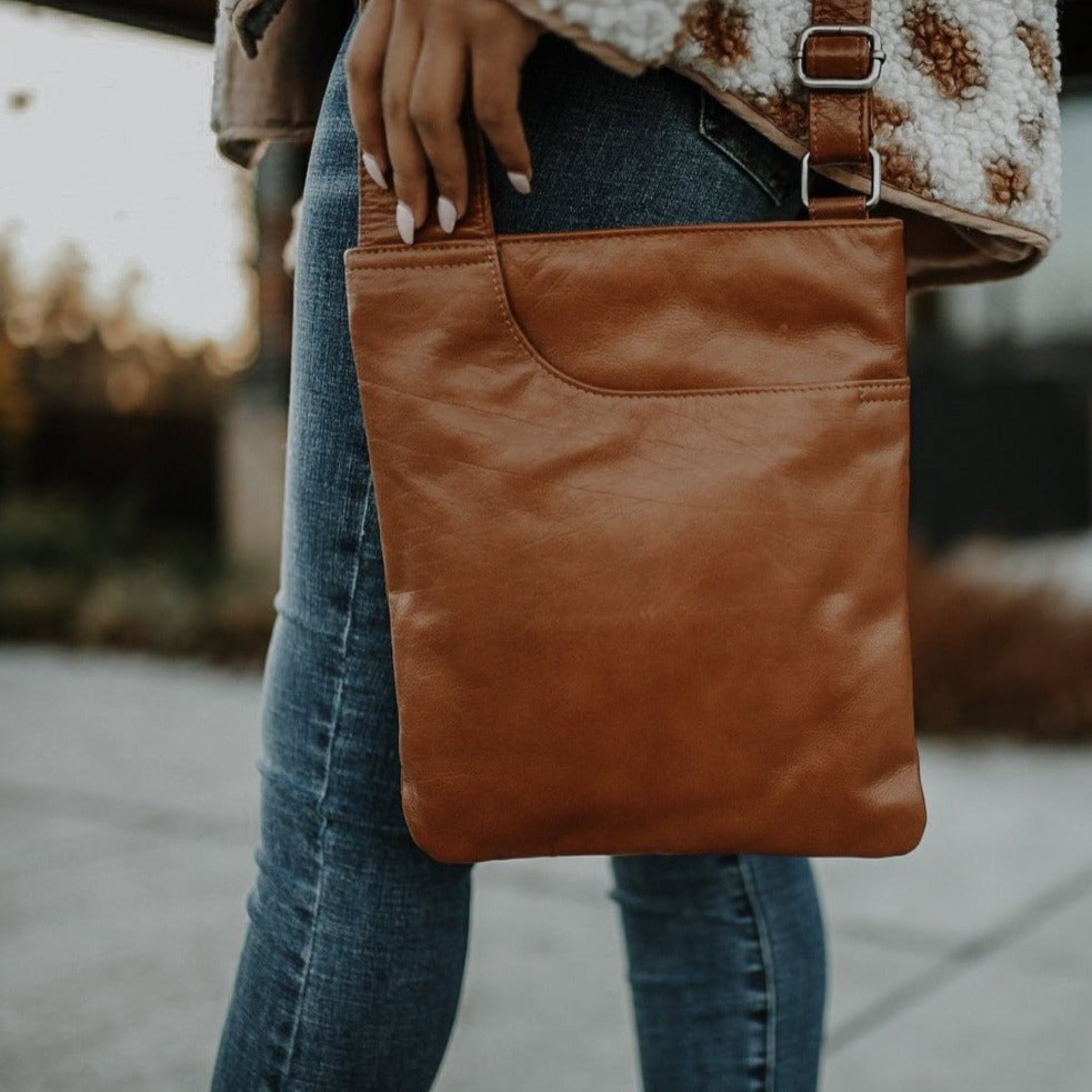 Athena Crossbody Bag for Women - Stylish Leather Shoulder Purse with Adjustable Strap, Perfect for Travel, Work & Everyday Use