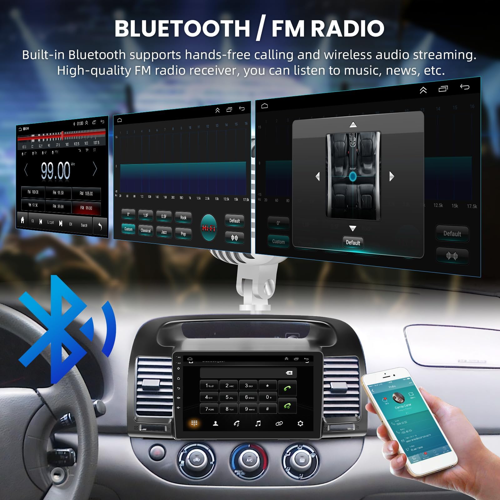 2000-2006 Toyota Camry Android Car Stereo - 9