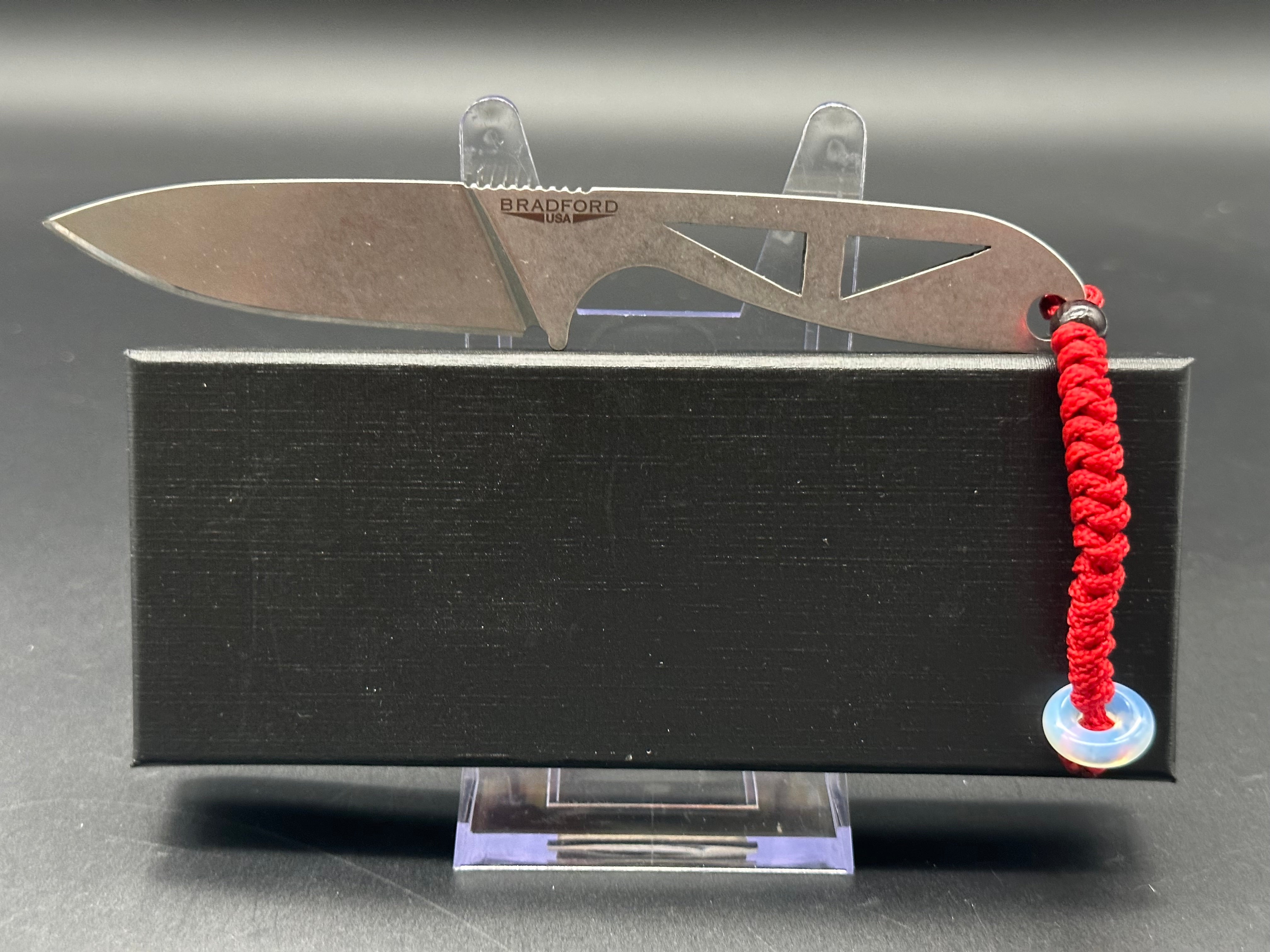 Bradford Knives G Necker Fixed Blade Knife - Compact EDC Outdoor Survival Tool for Camping, Hiking & Everyday Carry