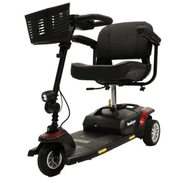 Merits S731RS3 Roadster S3 3-Wheel Mobility Scooter - Lightweight Electric Travel Scooter for Adults & Seniors - Perfect for Shopping, Travel & Outdoor Activities