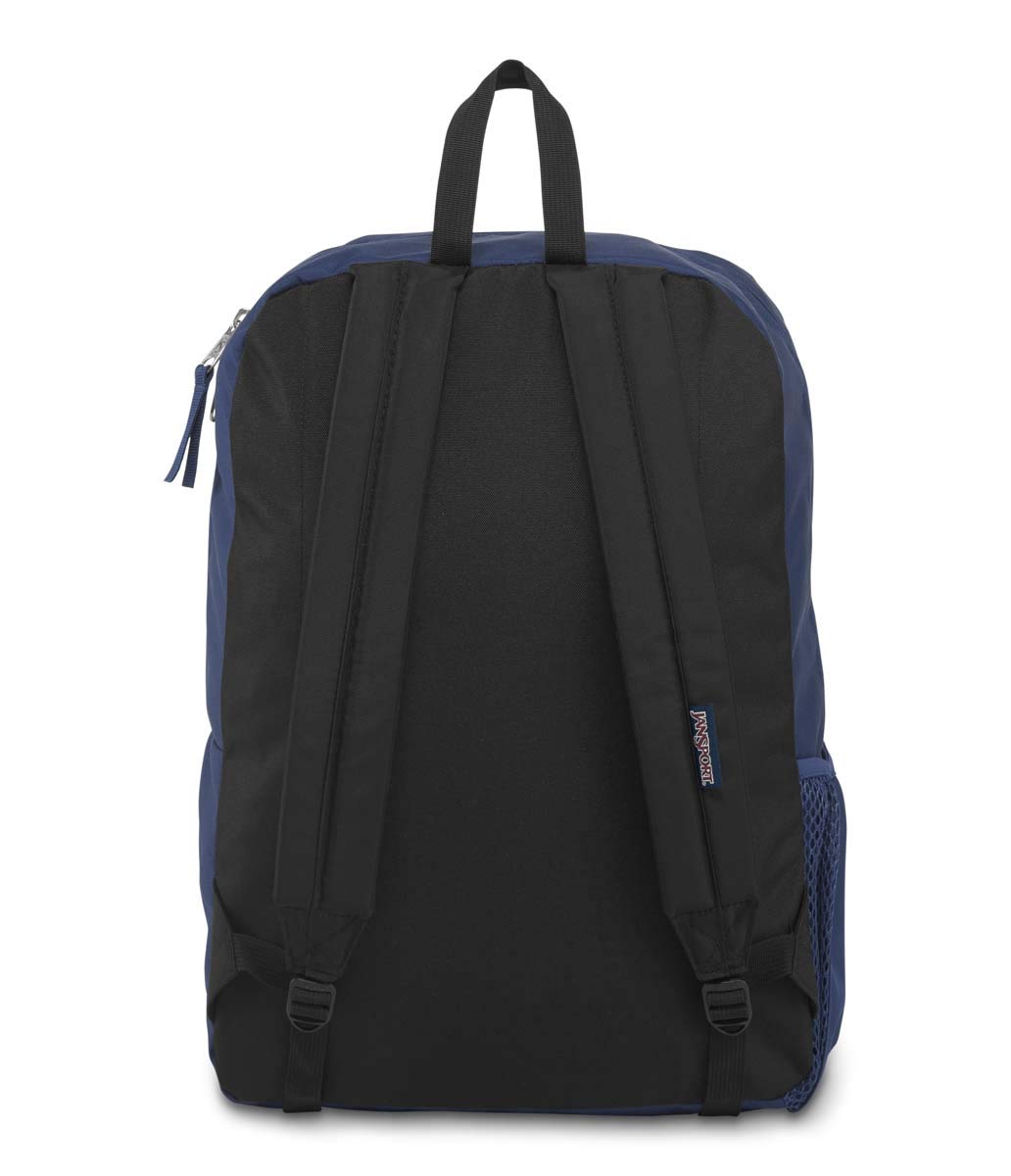 Jansport Cross Town Backpack - Lightweight Durable School Backpack for College Students, Navy Blue One Size - Perfect for Travel, Hiking & Everyday Use