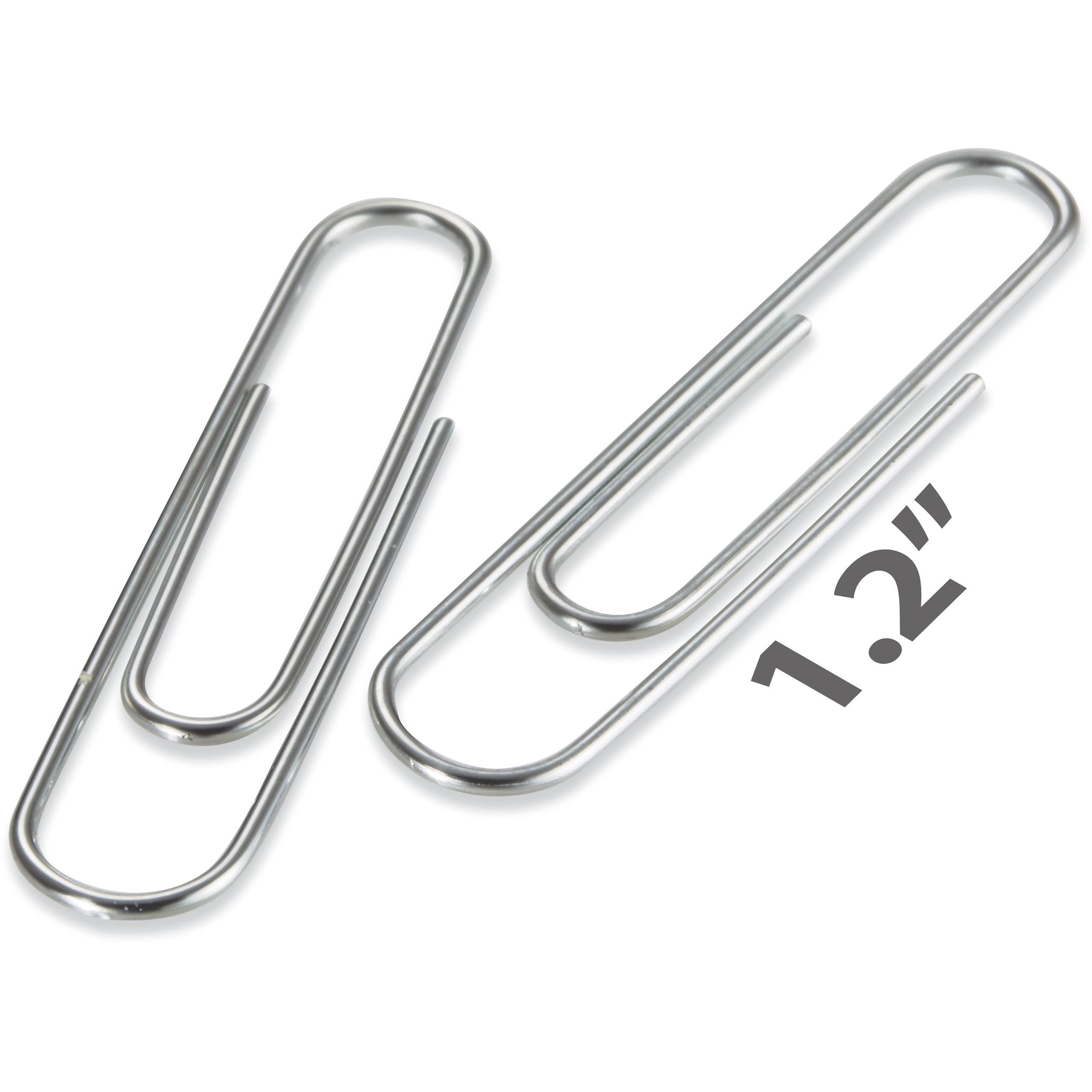 OIC Paper Clips - 100 Pack Small Silver Paper Clips for Office, School & Home Use - Perfect for Organizing Documents, Notes & Files