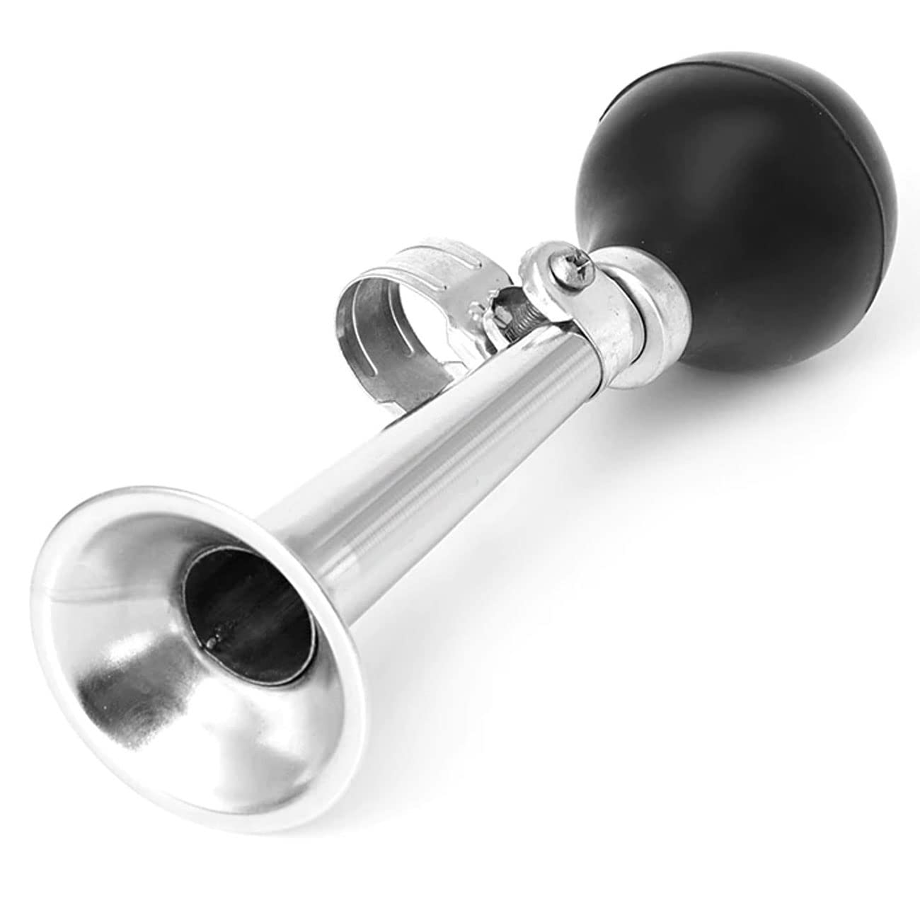 7 Inch Bike Metal Air Horn - Loud Bicycle Bell with Rubber Squeeze Grip | Durable Bike Accessory for Kids Bikes, Vehicles & Golf Carts | Perfect for Safety Warning, Cycling Commutes & Outdoor Adventures