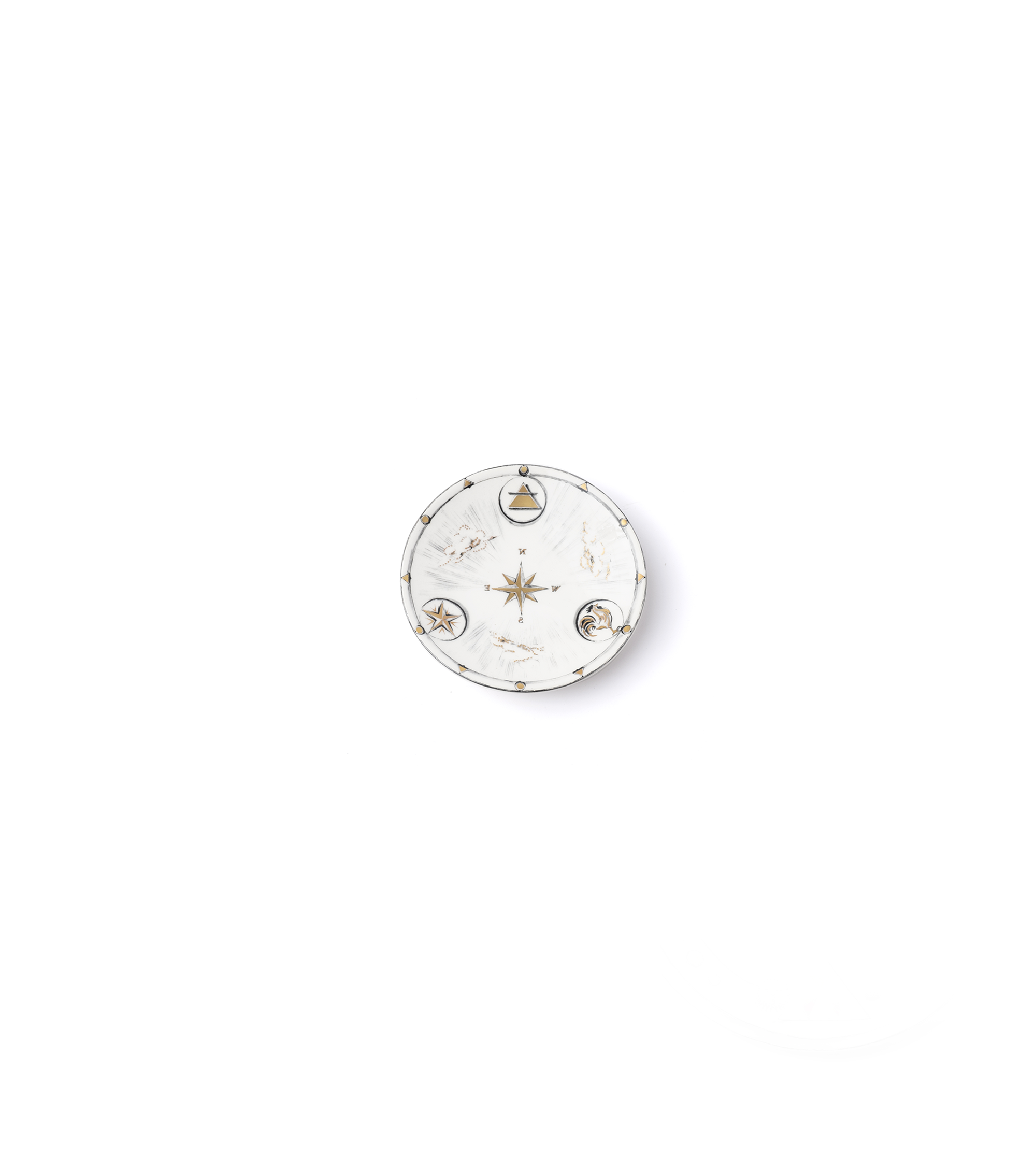 Miniature Internal Compass Plate - Portable Travel & Hiking Navigation Tool for Outdoor Adventures