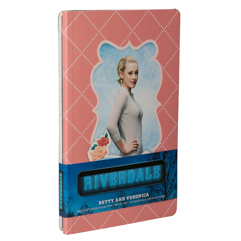 Riverdale Character Notebook Set of 2 - Spiral Bound Journal for School, Office & Gift Ideas - Betty & Veronica Inspired Writing Notebooks