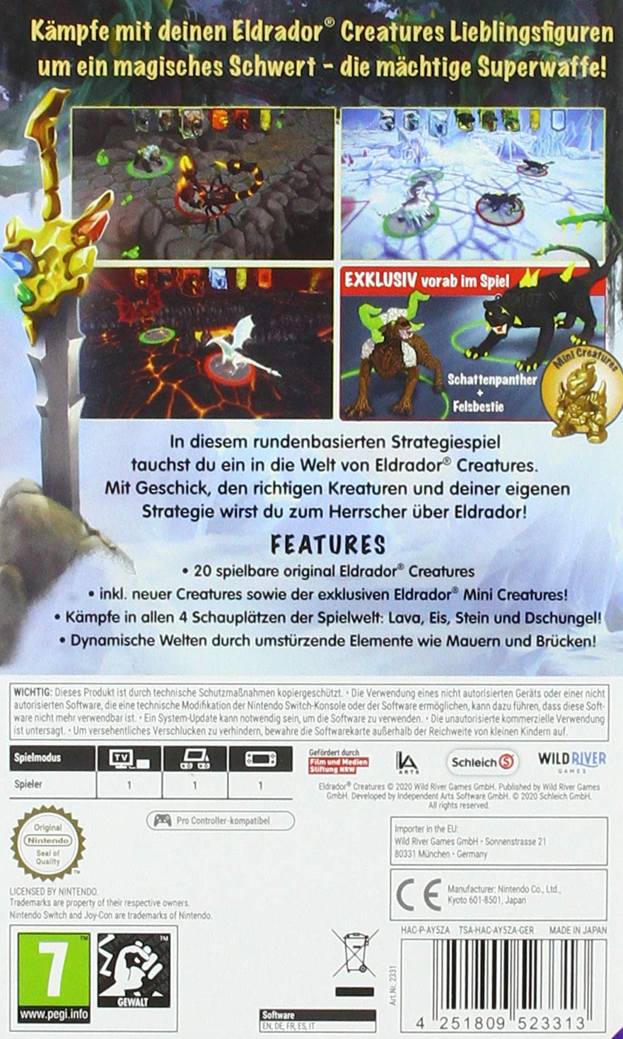 Eldrador Creatures - Action Adventure Game for Nintendo Switch | Explore Fantasy Worlds & Battle Monsters | Perfect for Kids & Family Gaming