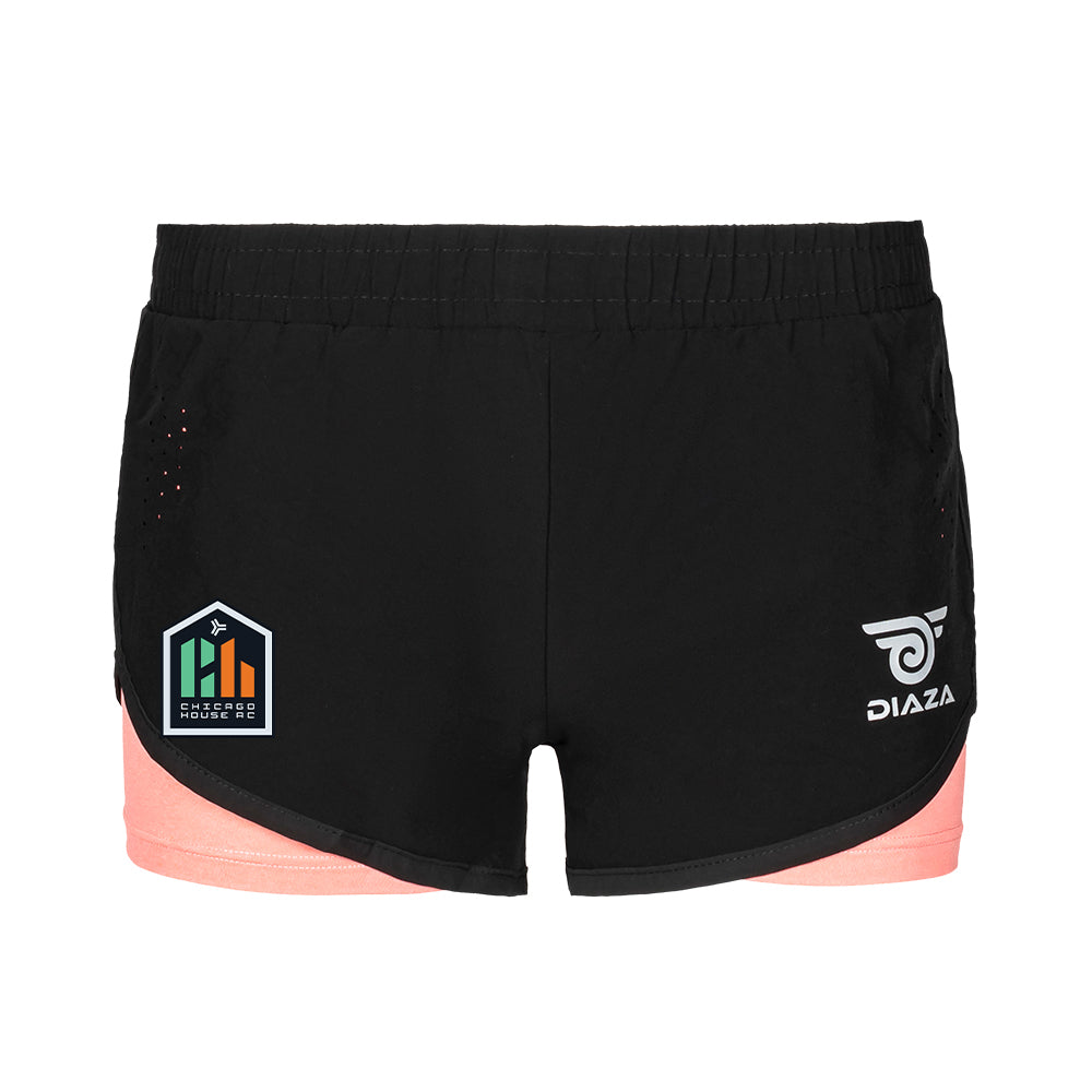 Chicago House Rosa Women's High Waisted Denim Shorts - Stylish & Comfortable for Summer Outfits, Beach, and Casual Wear