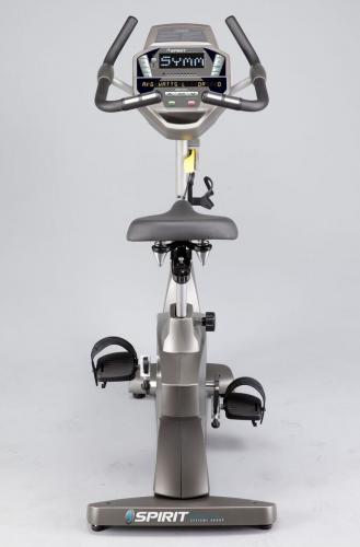 Spirit MU100 Upright Exercise Bike - Premium Home Gym Equipment for Cardio Workouts | Perfect for Indoor Cycling, Weight Loss & Fitness Training