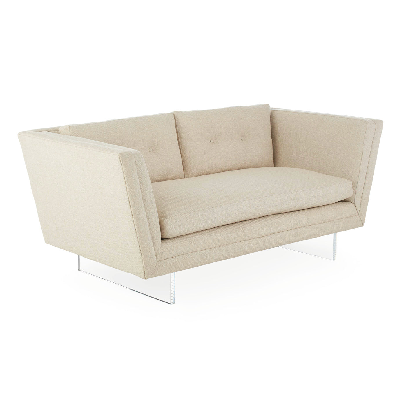 Sebastian Modern Apartment Sofa - Comfortable 3-Seater Couch for Small Spaces, Living Room, Studio & Dorm | Soft Fabric Upholstery with Sturdy Wooden Legs | Easy Assembly & Space-Saving Design