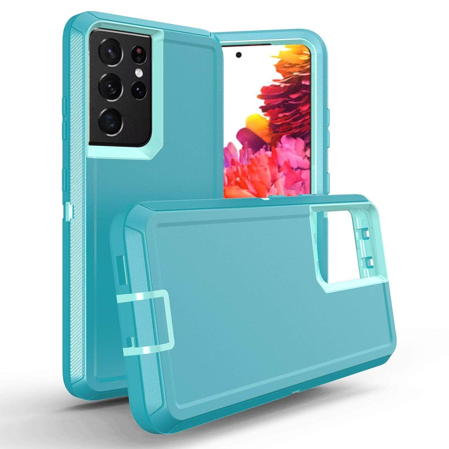 Durable Rugged Armor Shockproof Case for Samsung Galaxy S23 Ultra - Perfect for Outdoor Adventures & Extreme Protection