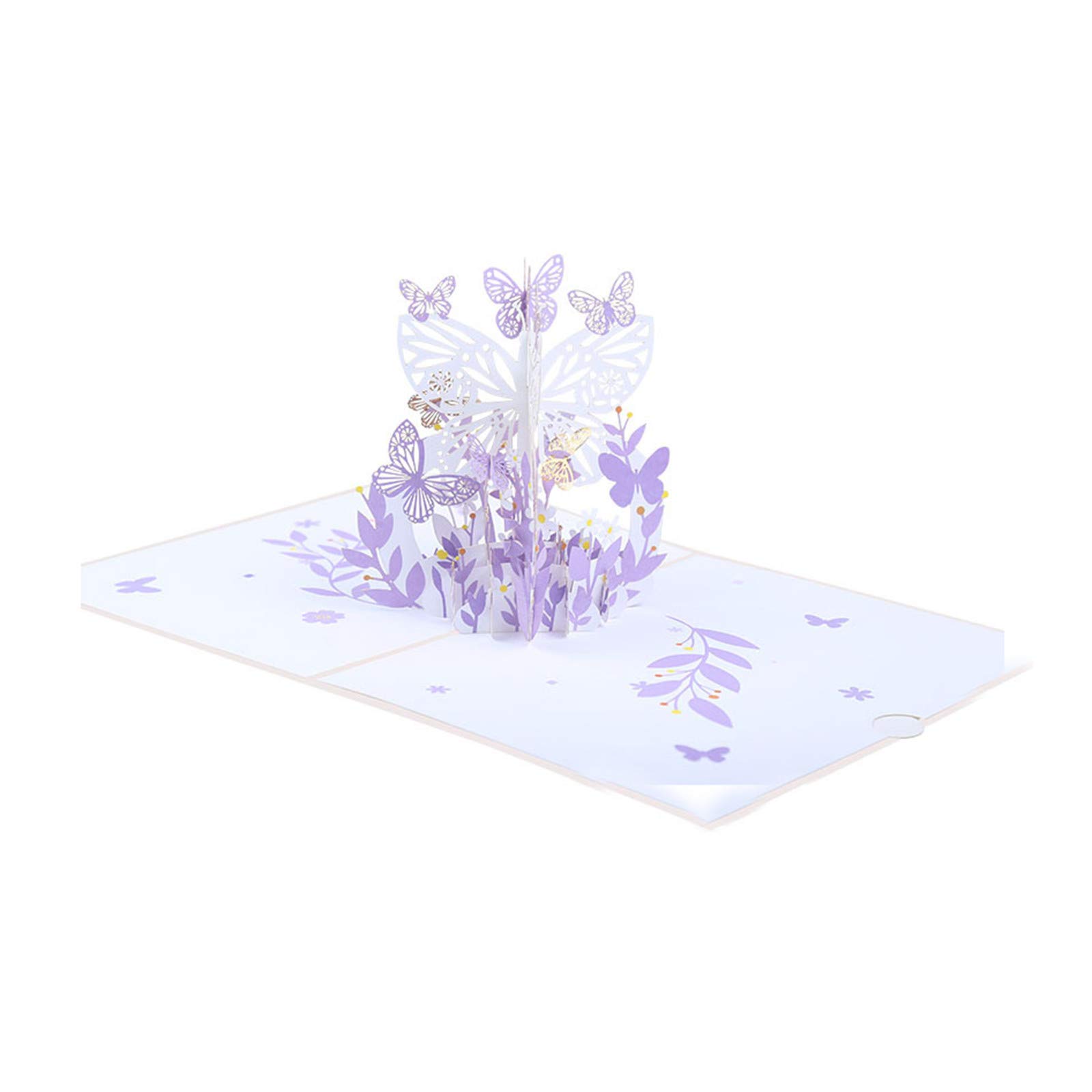 Beautiful Butterfly Birthday Card for Women - Elegant Floral Greeting Card with Inspirational Message - Perfect for Office, Stationery, Greeting Supplies & Special Occasions