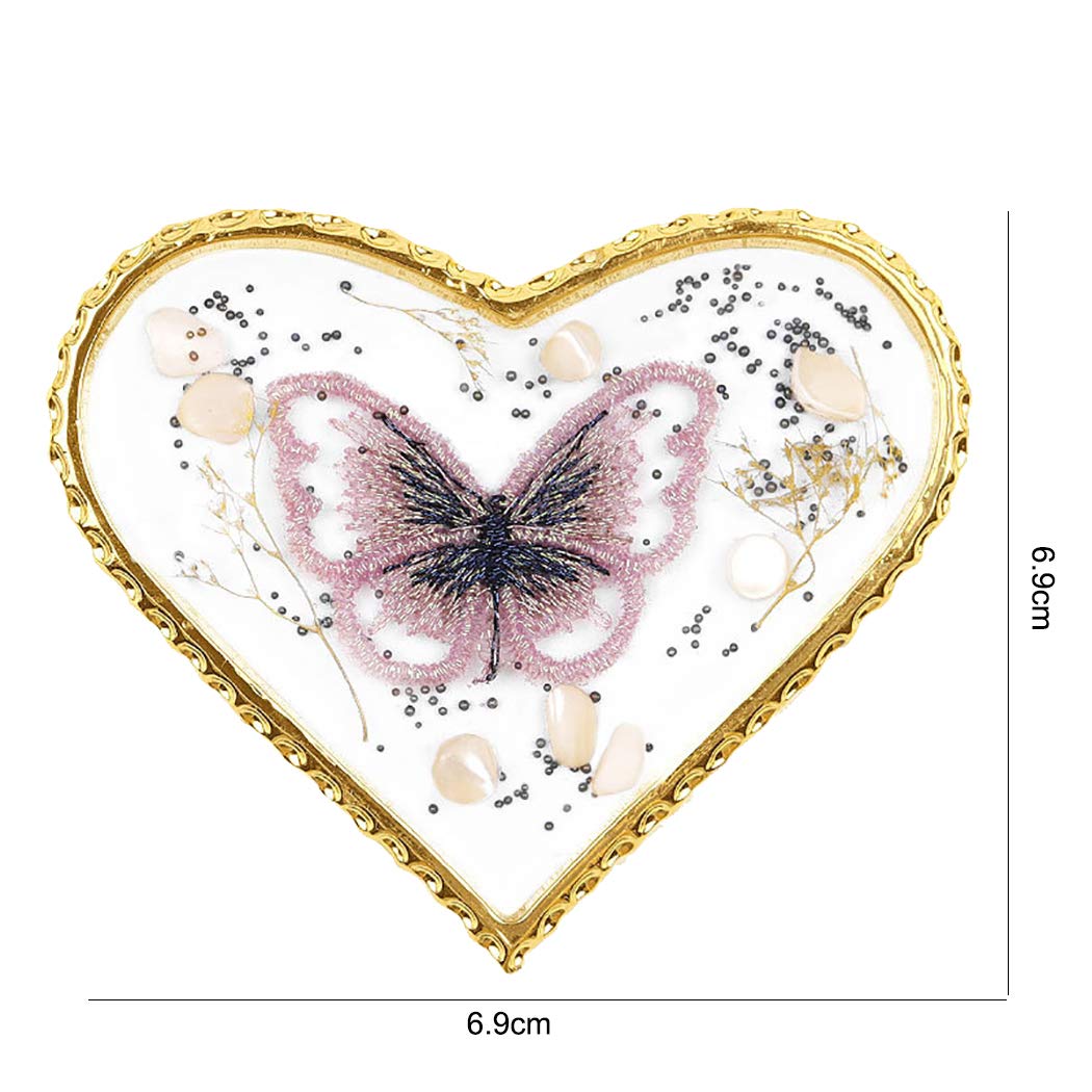 Legendog Nail Art Palette Display Board - Star Heart Butterfly Design Nail Mixing Palette for Nail Polish & Gel - Professional Nail Supplies for Salon & DIY Manicure - Perfect for Nail Artists, Beginners & Home Use