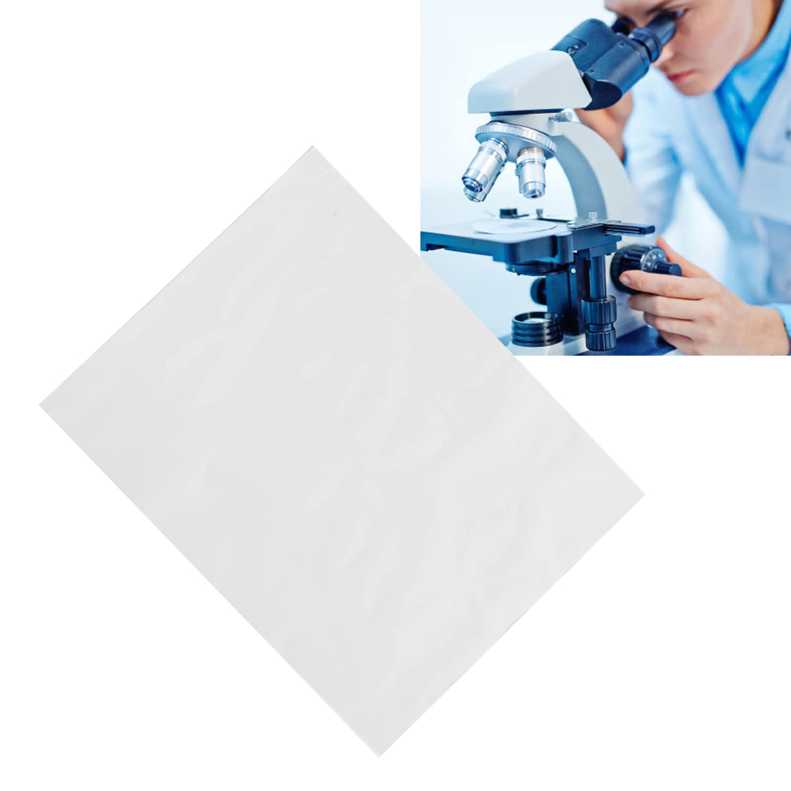 Topyond Microscope Dust Cover - PVC Dustproof Protective Cover (31.5 x 25.59 Inches) for Laboratory Equipment Maintenance | Keep Microscopes Clean & Protected | Ideal for Labs, Schools & Research Facilities