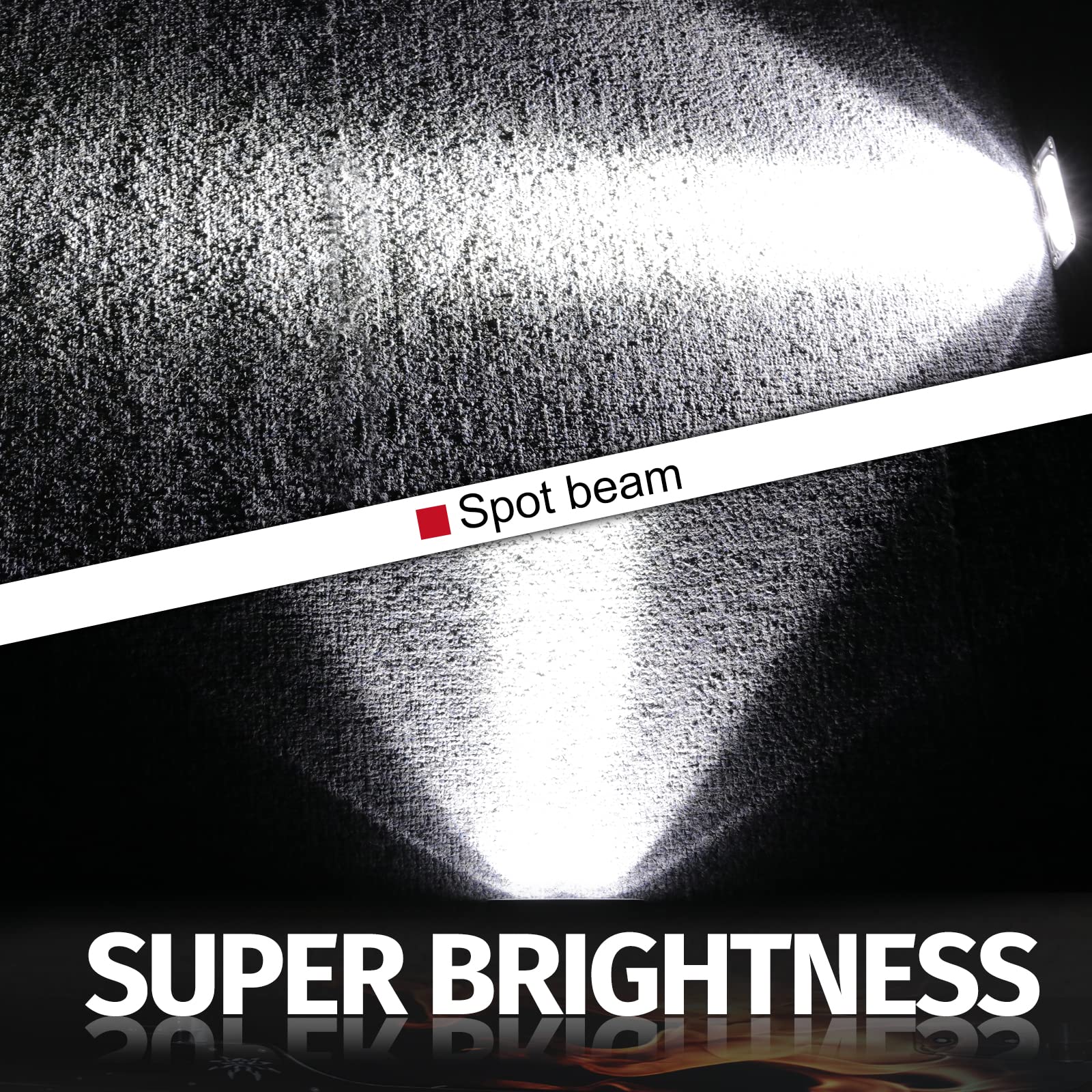 2Pcs 40W 3 Inch LED Pod Lights - Super Bright Off Road Spot Light & Work Light for Truck, ATV, UTV, Motorcycle, Boat - Waterproof Fog Light & Bumper Light for Night Driving, Camping, Hunting & Offroad Adventures