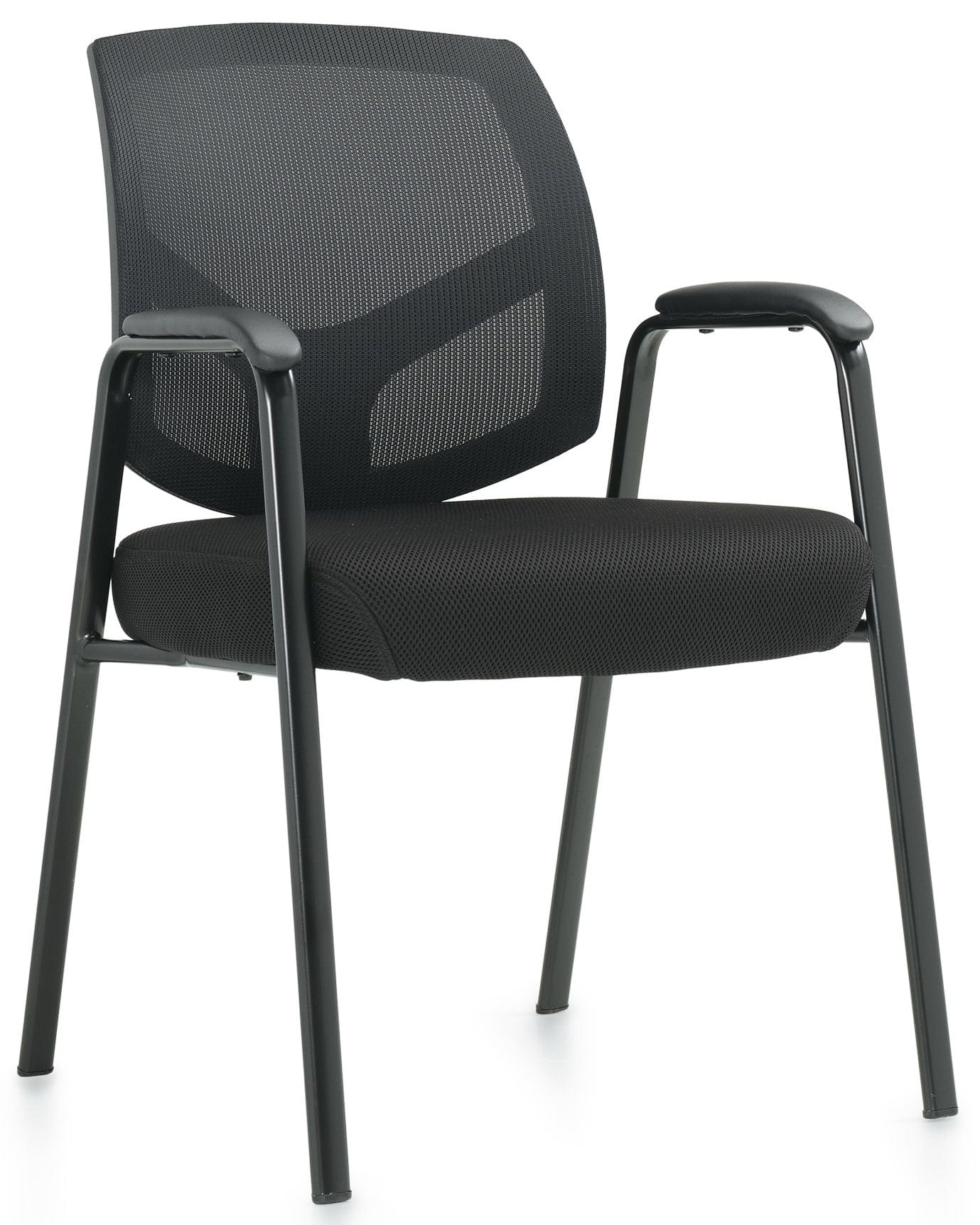 OTG11512B Contemporary Mesh Back Guest Chair - Ergonomic Office Chair for Home & Office Workspace, Conference Room, Reception Area