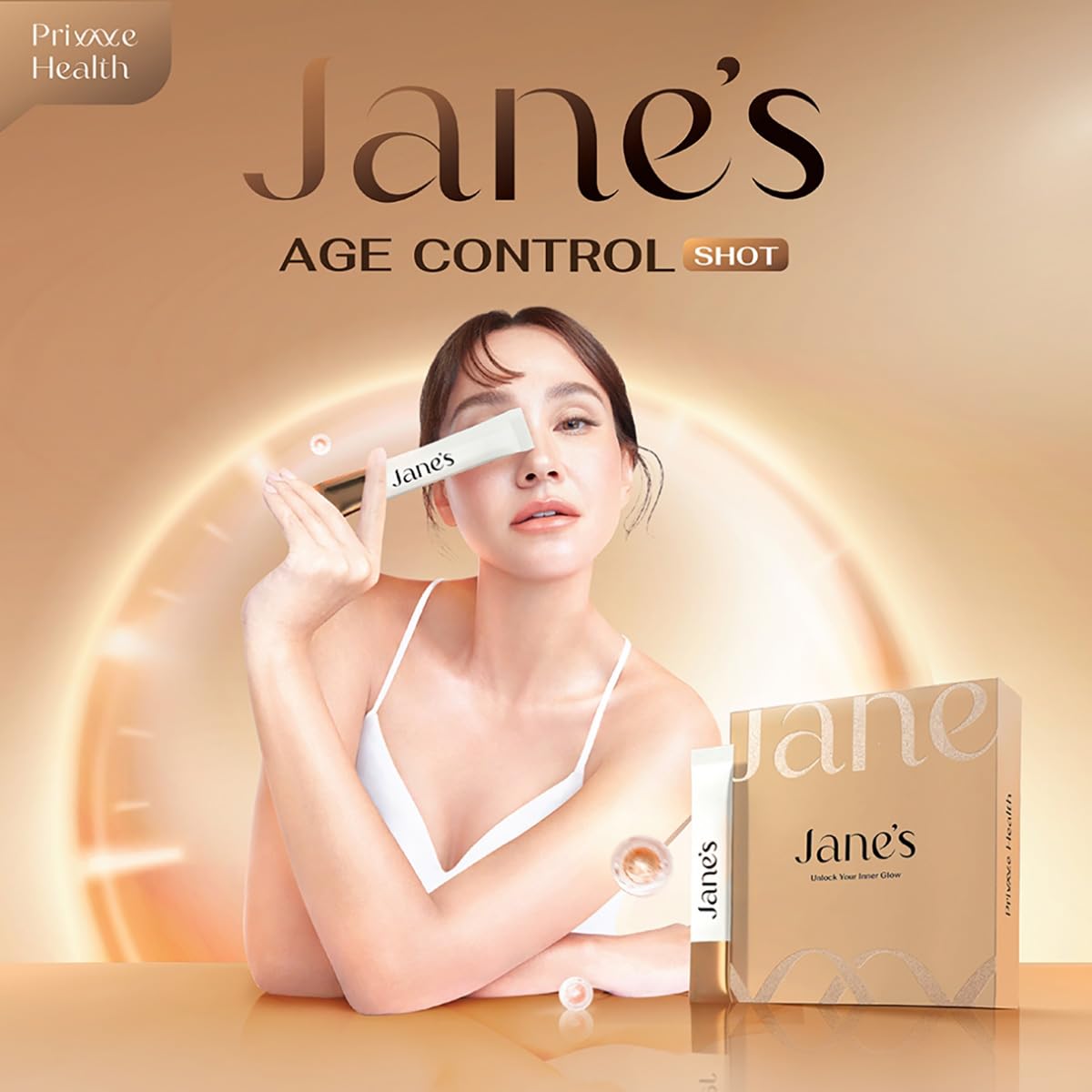 Janes Age Support Formula - Nourishing Skin Care Blend for Anti-Aging, 14 Sachets/Box | Hydrates, Smooths & Firms Skin | Free Beauty Gifts Included | Perfect for Daily Skincare Routine & Travel