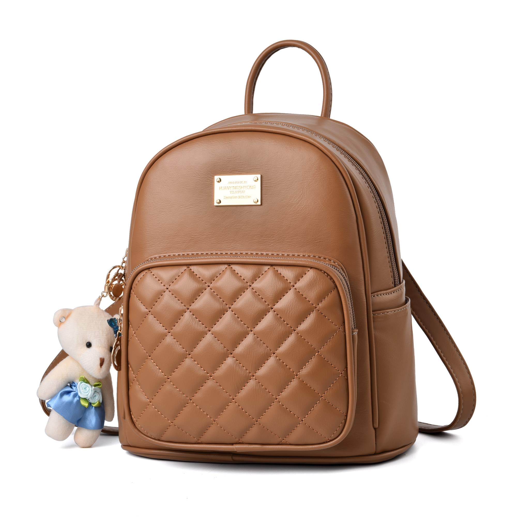 Stylish Women's Small Leather Backpack Purse - Cute Mini Backpack for Teen Girls, Designer Casual Daypack for Travel, School & Everyday Use