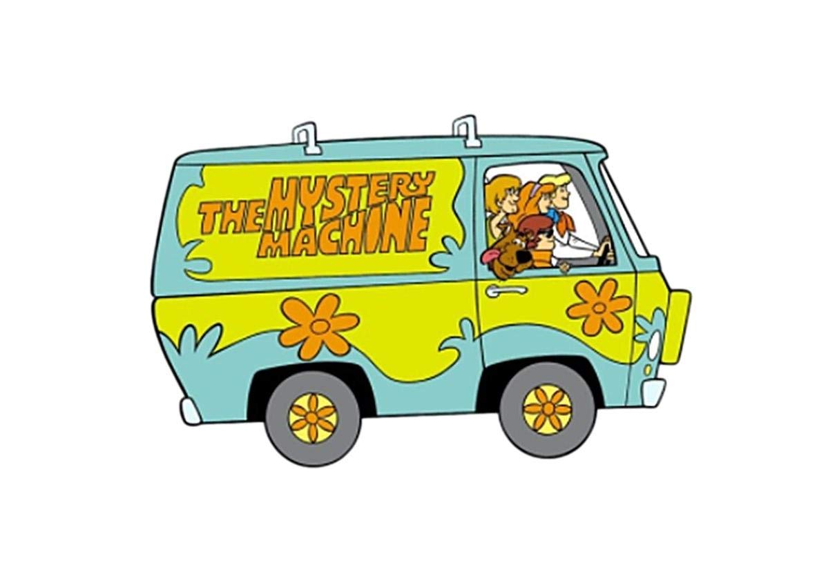 Scooby Doo Mystery Van Heat Transfer Iron On Patch - Cartoon Dog Decal for DIY T-Shirts, Jackets & Bags - Perfect for Cosplay, Halloween & Fan Gifts