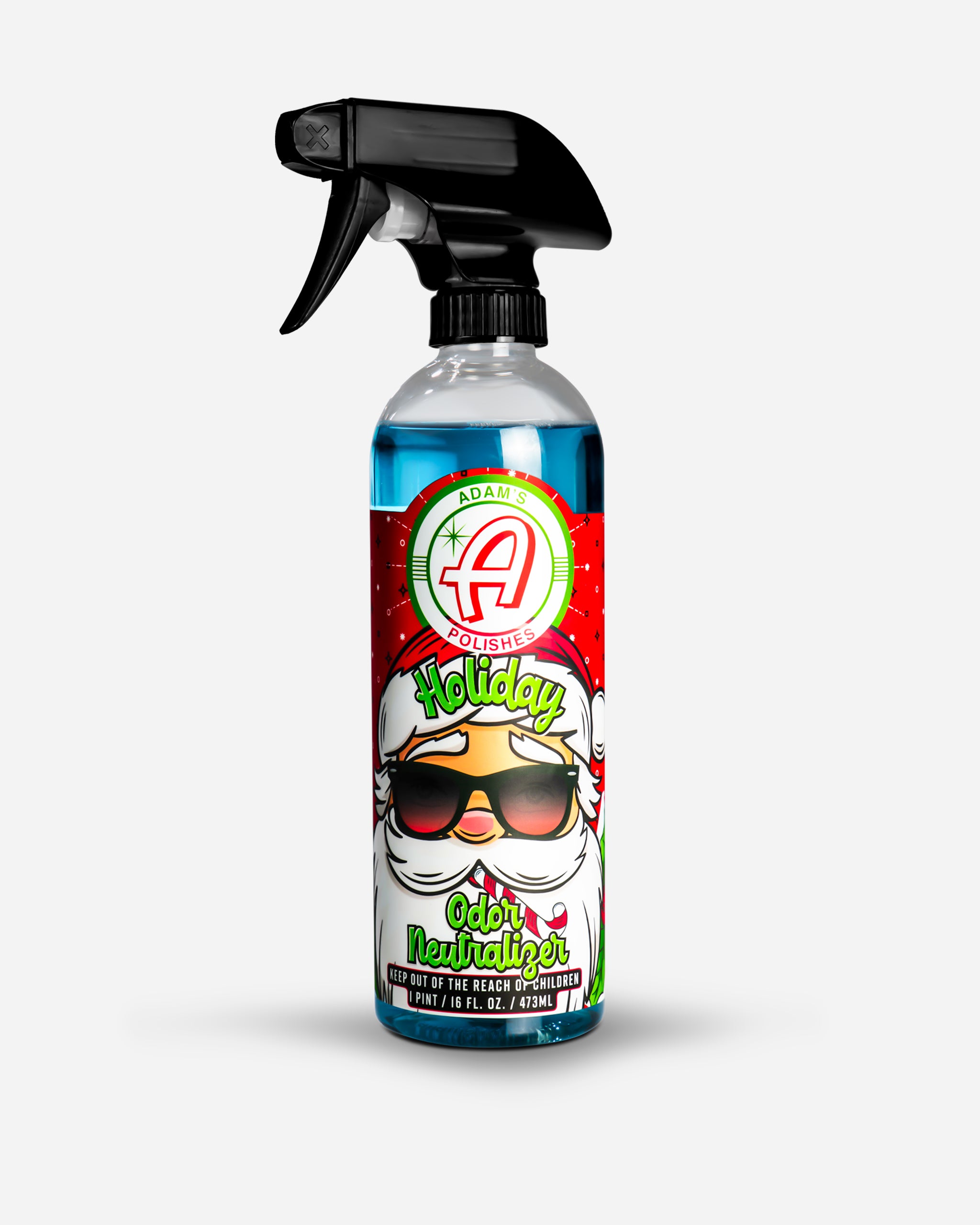 Adam's Santa Odor Neutralizer Spray - Eliminates Tough Pet, Smoke & Cooking Smells - Fresh Scent Air Freshener for Home, Car & Office Use