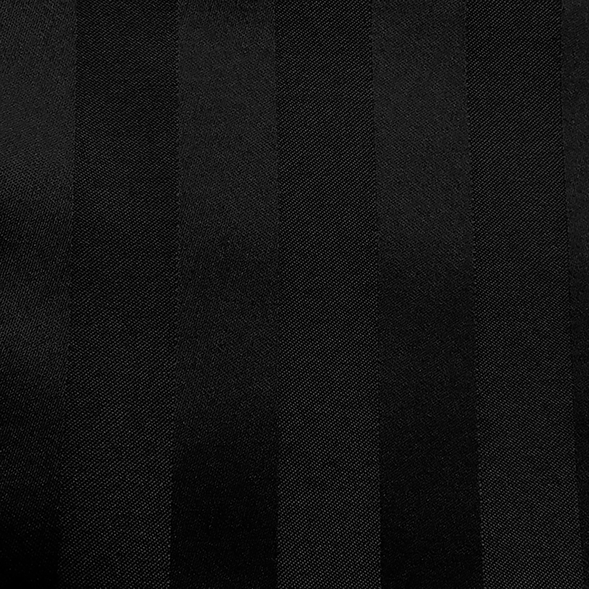 Black Satin-Stripe Oval Tablecloth 60x120