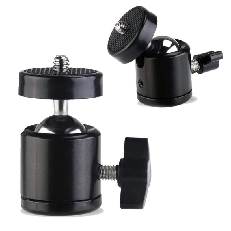 360° Aluminum Alloy Hot Shoe Mount Adapter with 1/4