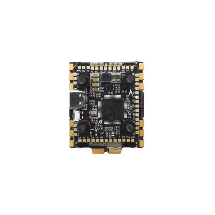 Flycolor Raptor TR20 Mini Stack F722 Flight Controller with 60A 3-6S BLHeli32 4in1 ESC - 20x20mm for FPV Drone Racing and Freestyle Flying
