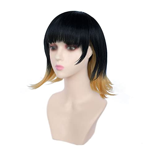 Susamaru Anime Cosplay Wig - High-Quality Synthetic Hair for Demon Slayer Costume | Perfect for Conventions, Halloween & Cosplay Events