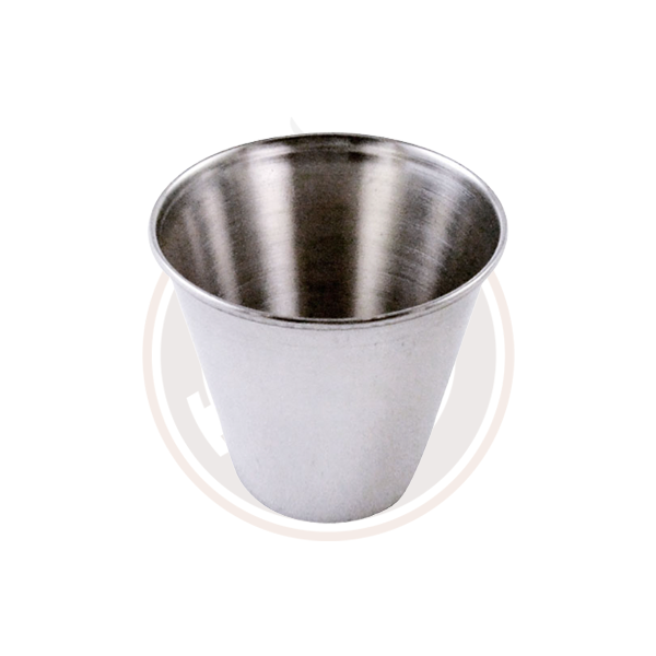 Stainless Steel Dipping Sauce Cups - Set of 12 (15 Case) - Omcan 80821 / 80822 / 80823 - Perfect for Restaurants, Catering & Home Entertaining