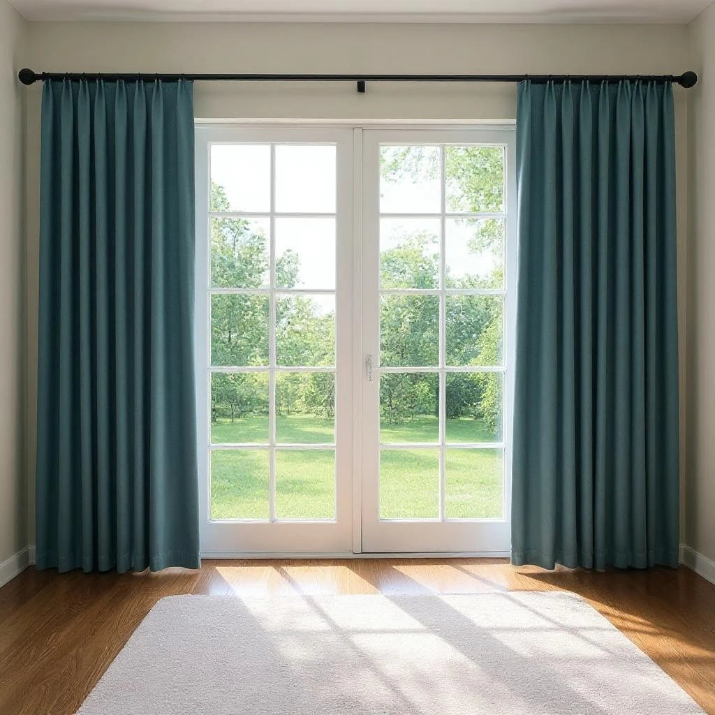 Premium Kenia Linen Blackout Curtains - Solid Color Custom Window Treatments for Bedroom & Living Room - Light Blocking Thermal Insulated Drapes for Better Sleep & Energy Efficiency