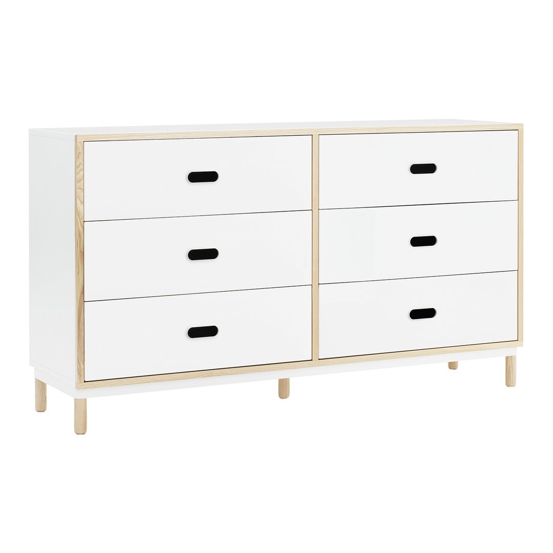 Kabino 6-Drawer Dresser - Modern Wooden Chest of Drawers for Bedroom & Closet Organization | Perfect for Storage, Home Decor & Small Spaces