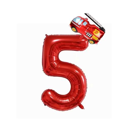 Fire Truck Red 5