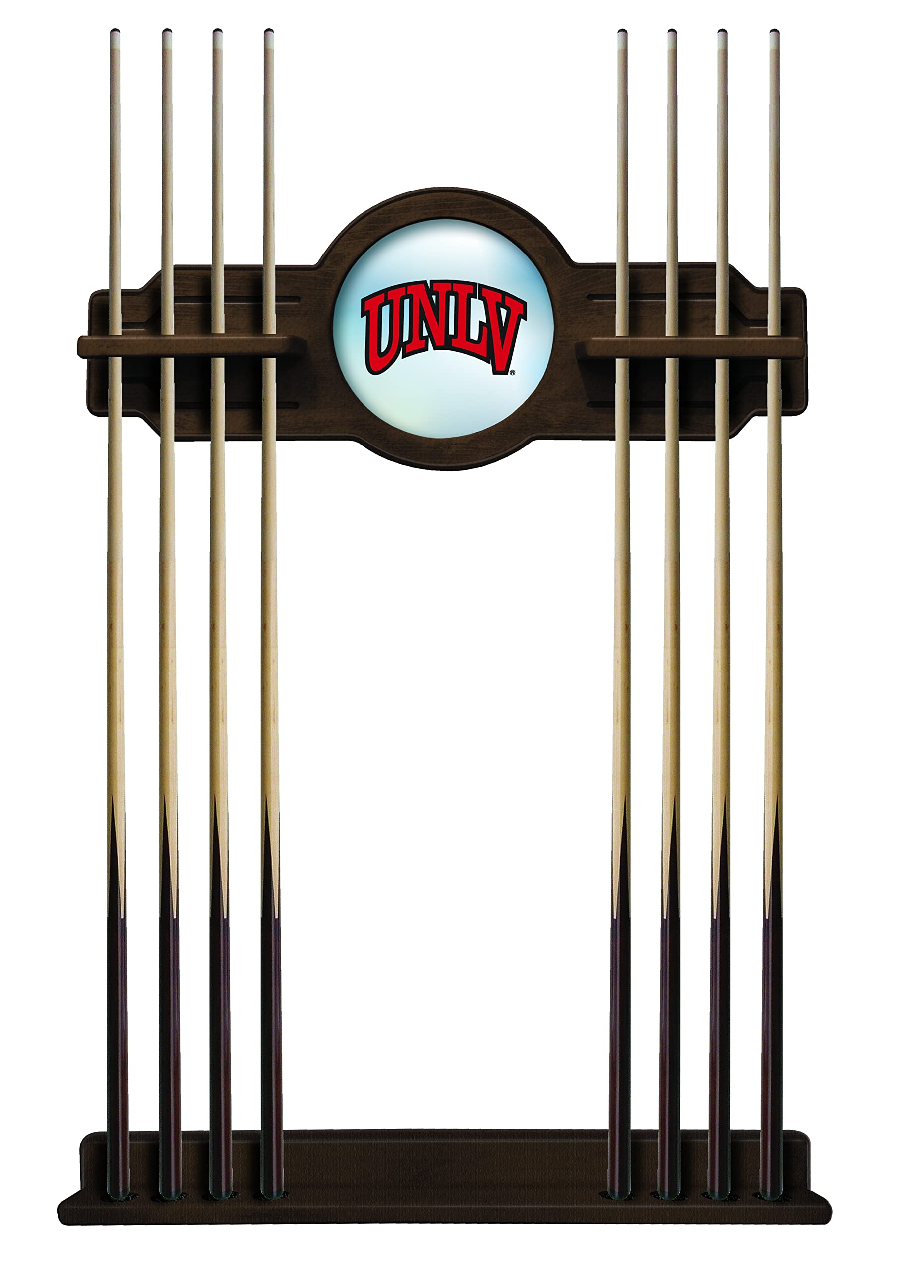 Premium UNLV Cue Rack in Authentic Navajo Finish - Stylish Billiard Accessory for Game Rooms & Man Caves by Holland Bar Stool