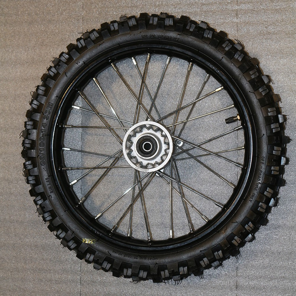 GX110 Front Wheel Complete Assembly - Replacement for ATV, Dirt Bike & Off-Road Vehicles - Perfect for Trail Riding, Racing & Off-Road Adventures