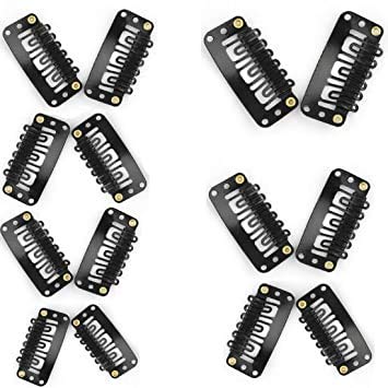 Inaaya 12-Piece Clip-In Human Hair Extensions Set for Women & Girls - Natural Looking Remy Hair Wigs for Volume & Length - Perfect for Weddings, Parties, Cosplay & Everyday Styling - Great for Thinning Hair & Hair Loss Solutions