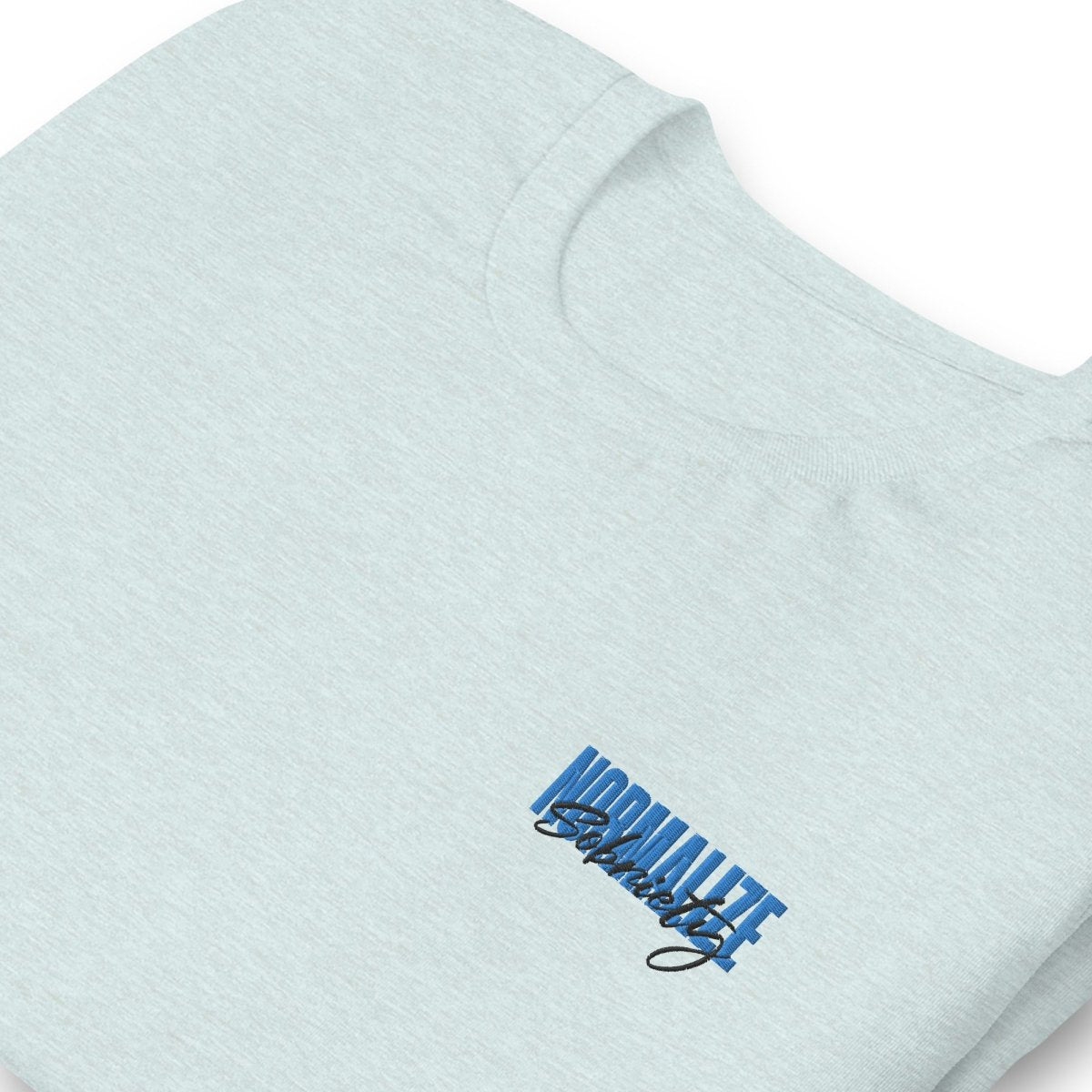 Normalize Sobriety Embroidered T-Shirt - Inspirational Sobriety Awareness Tee for Recovery & Support | Perfect for AA Meetings, Sober Events & Addiction Recovery Advocacy