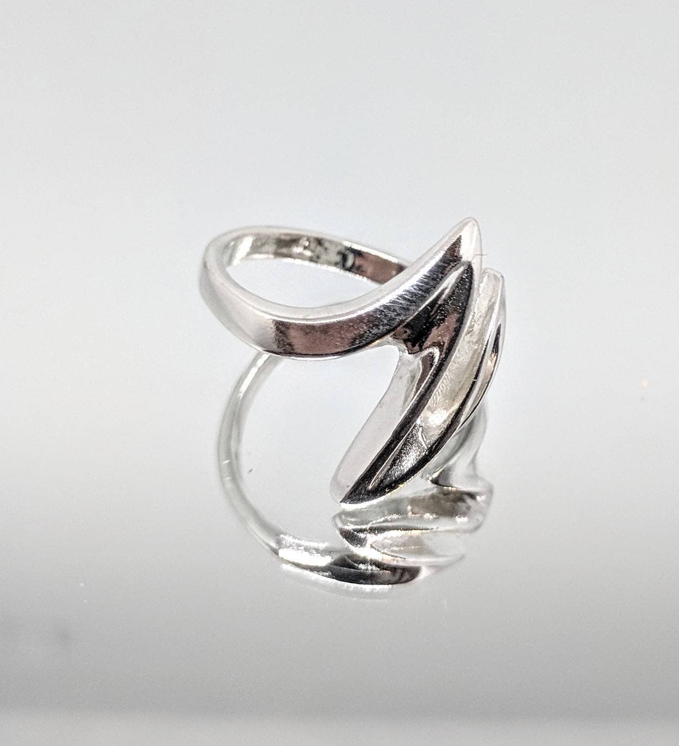 14K Gold or Sterling Silver Freeform Wave Ring - Size 7 DIY Jewelry Making Kit, Boho Fashion Statement for Women - Perfect for Beach Weddings, Anniversary Gifts & Everyday Wear