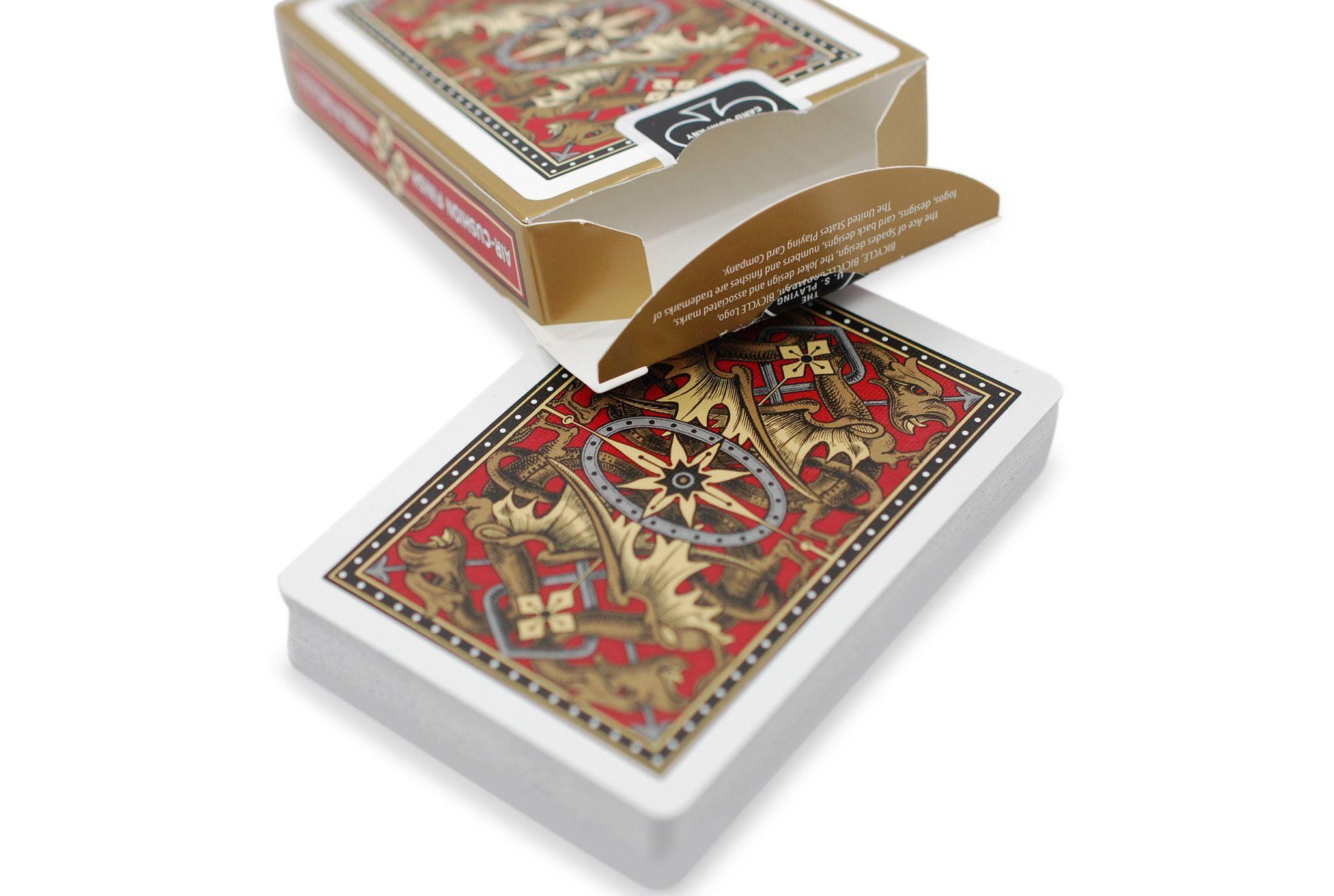 Bicycle® Gold Dragon Back Playing Cards - Premium Quality Poker Cards for Magic Tricks, Cardistry, and Casino Games | Perfect for Professional Magicians, Card Enthusiasts, and Home Entertainment