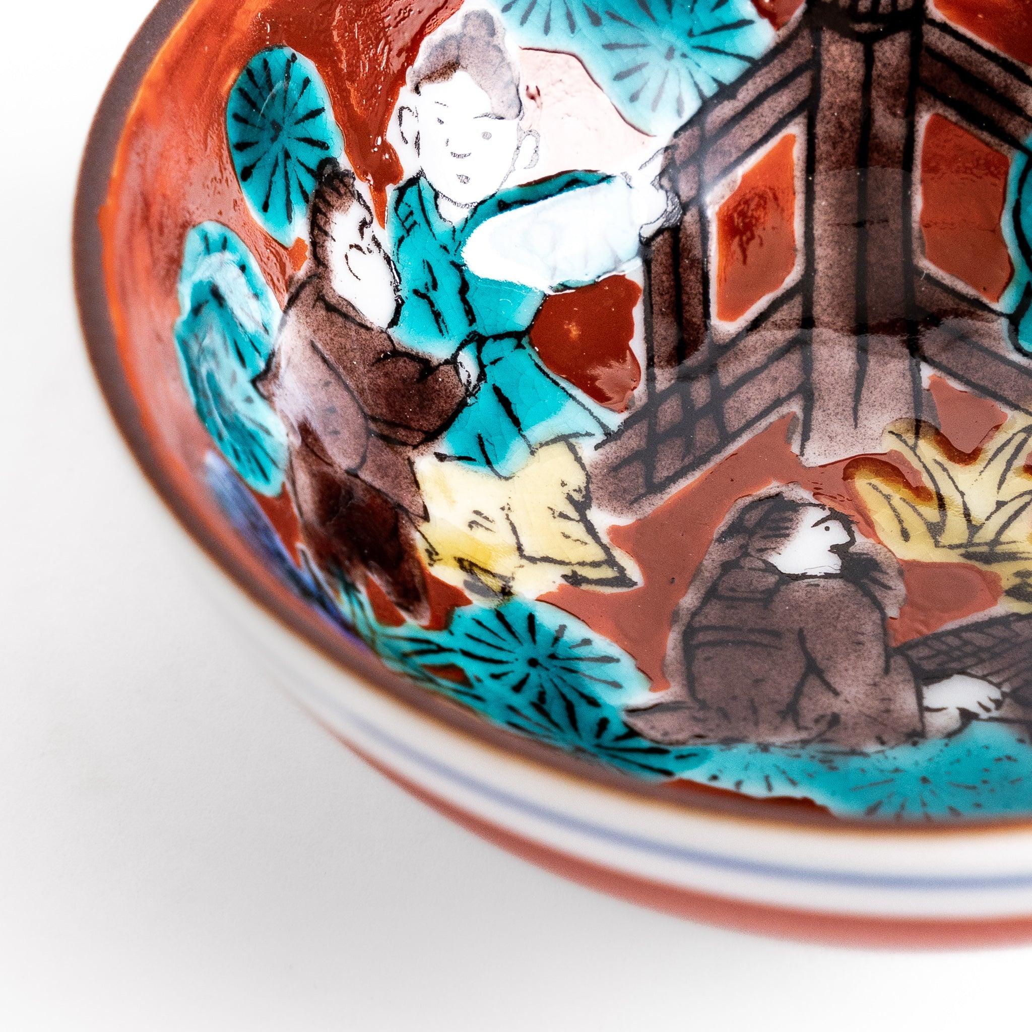 Eternal Elegance 5-Piece Japanese Sake Cup Set - Traditional Ceramic Drinking Cups for Sake, Tea & Cocktails - Perfect for Home Dining, Gifts & Japanese Culture Enthusiasts