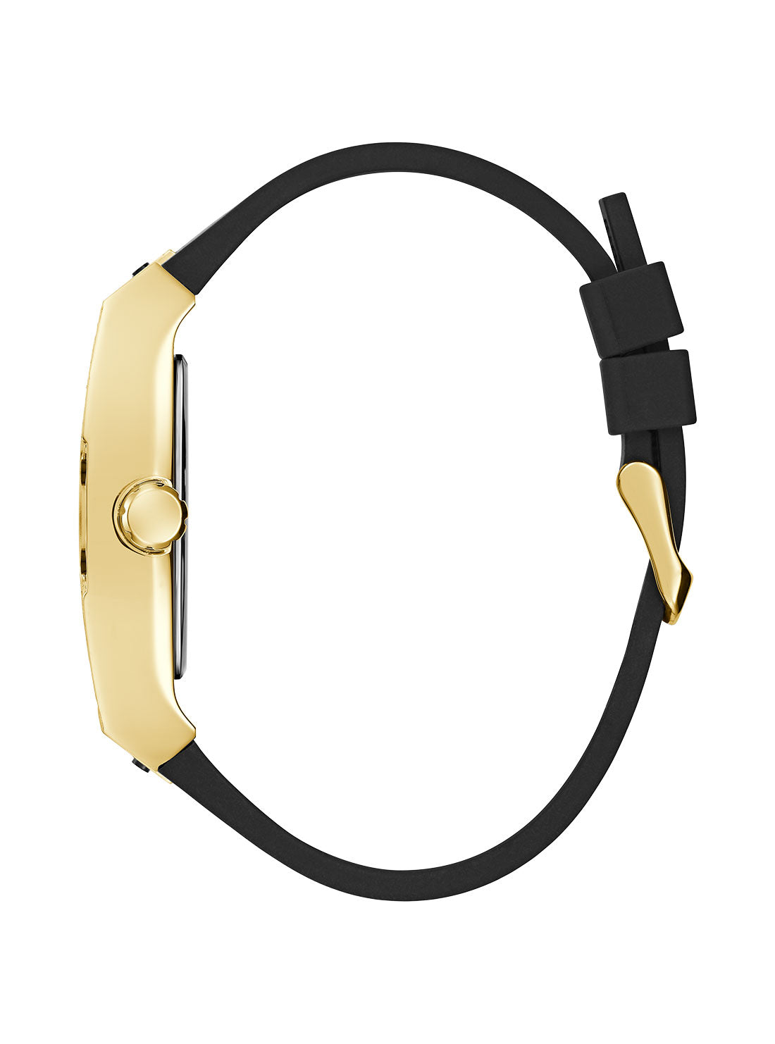 Black Gold Legend Silicone Glitz Watch - Stylish Waterproof Unisex Wristwatch for Men & Women - Perfect for Sports, Fitness, and Everyday Wear