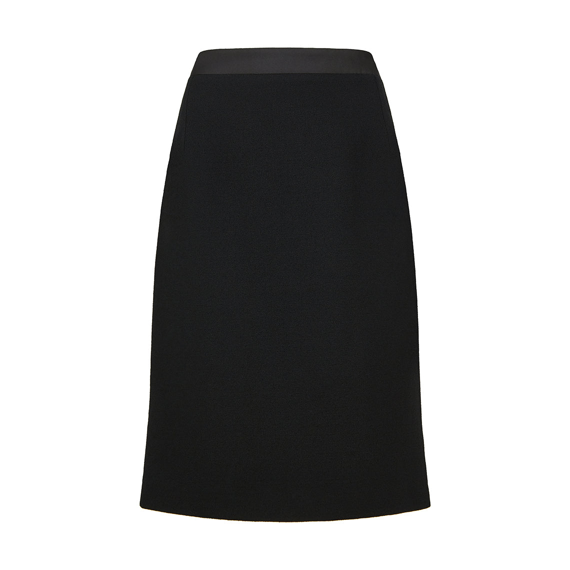 Heidi Tailored Wool Crepe Black Pencil Skirt for Women | Office Work & Formal Occasions | Elegant Business Attire & Evening Wear