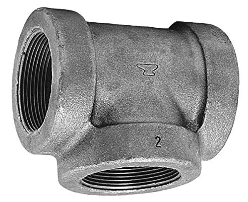 125 Class Cast Iron Tee - Durable Pipe Fitting for Plumbing, HVAC & Industrial Applications - Perfect for Water, Gas & Steam Systems