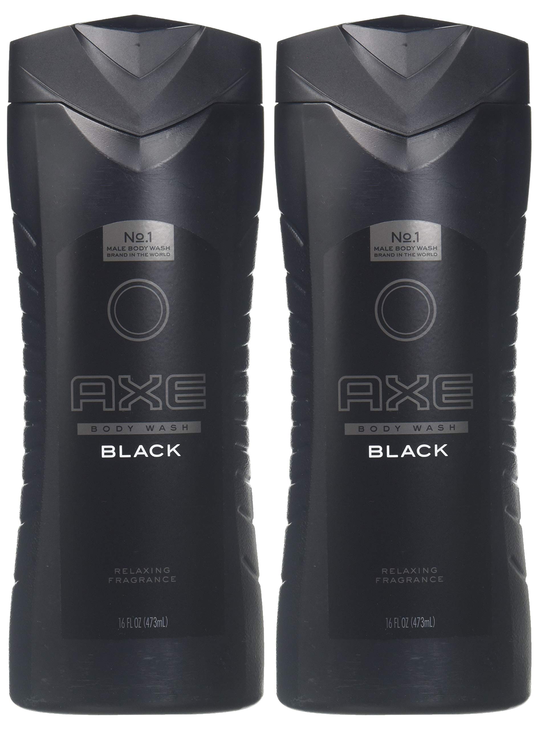 Axe Black Body Wash for Men, 16 Ounce (Pack of 2) - Refreshing & Long-Lasting Scent, Ideal for Daily Shower & Gym Use