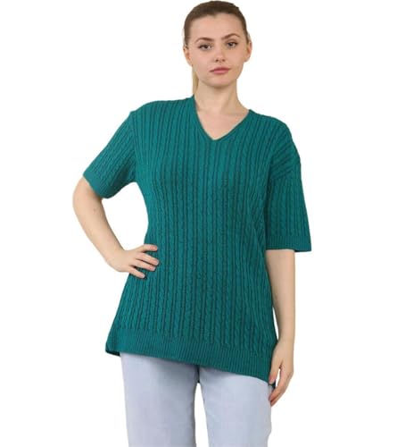 Jade Green V Neck