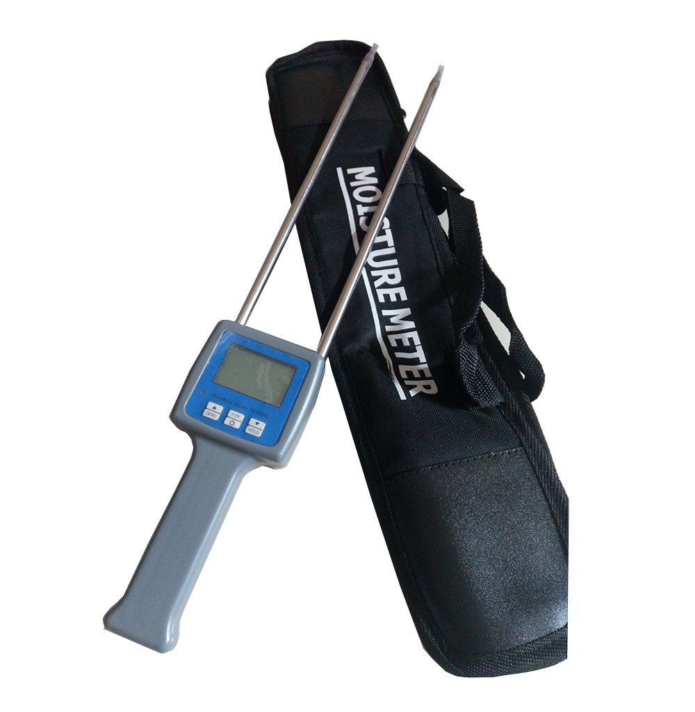 Digital Grain Moisture Meter - LCD Display for Accurate Wheat, Corn, Barley & Rice Moisture Testing | Perfect for Farmers, Brewers & Food Storage Monitoring