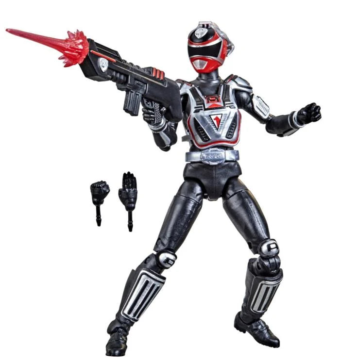 Power Rangers S.P.D. Lightning Collection A Squad Red Ranger Action Figure - Collectible Toy for Kids & Adults - Perfect for Display, Play & Cosplay