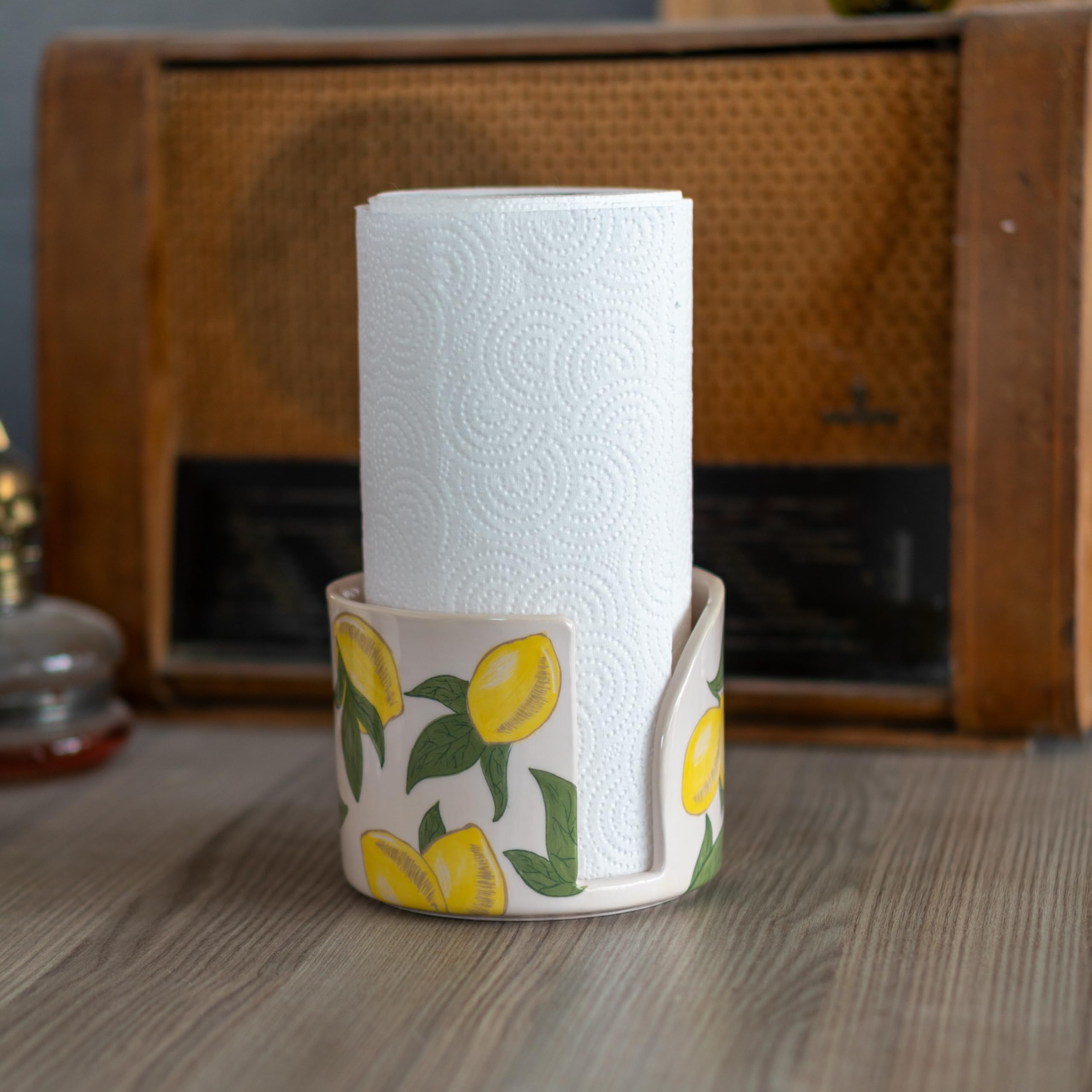 Lemon Pattern Paper Towel Holder - 5