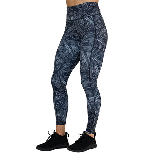 Smoke & Mirrors High Waist Yoga Leggings for Women - Comfortable & Stylish Workout Pants for Yoga, Gym & Running